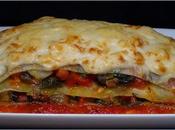 Lasaña verduras queso