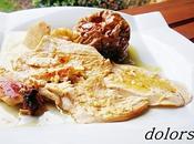 POLLO CORRAL RELLENO MANZANA (Horno leña)