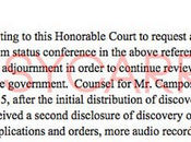 Abogado narcosobrino pide aplazamiento