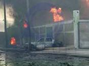 registra explosión incendio Zona Industrial, heridos