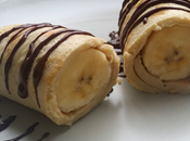 Choco banana roll