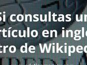 consultas artículo inglés dentro Wikipedia dominio idioma medio aquí está solución