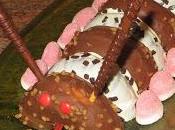Tarta gusano donuts
