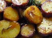 Ensalada papas batatas calientes saboreadas miel Warm Potato Salad with Honey Dressing.