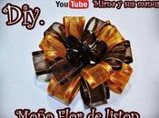Diy, Moño flor Liston