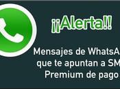 ¡Atención! Mensajes WhatsApp apuntan Premium pago