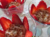 Fresas yogur griego