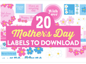 Easter Printable Papers Mother's Tags FREEBIES.