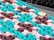 Funda para portátil tablet crochet