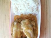 Pollo salsa leche coco