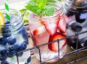 Aguas infusionadas, ideales para días calurosos