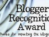 Blogger Recognition Award