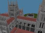 Avance número finalizando exteriores Catedral Burgos Minecraft.