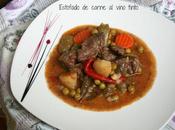 Estofado carne vino tinto