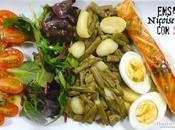 ENSALADA NIÇOISE SALMÓN (Rápida sencilla)