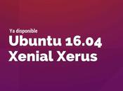 Disponible Ubuntu 16.04