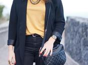 Negro mostaza para look formal