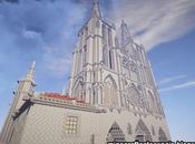 Réplica Minecraft Catedral Burgos, España.