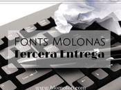 Fonts Molonas Tercera Entrega
