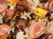 Arroz calabaza asada chorizo criollo gluten