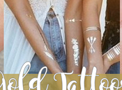 Gold tattoo