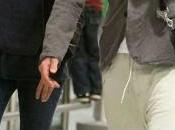 pareja "it": Sienna Miller Jude Law, aeropuerto Heatrow