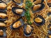 Fideos mejillones