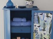 mueble azul casa