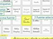 Como organizar fuentes ordenador visualizarlas