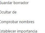 Modificar formulario redacción Outlook.com
