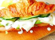 Croissant relleno vegetal