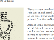 Guantánamo: mancha para Congreso EE.UU. según York Times