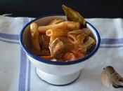 Ternera guisada macarrones