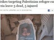 Tres palestinos asesinados Siria.
