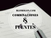 Combinaciones Fuentes