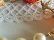 Pulsera vintage camafeos naranjas