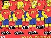 Simpson homenajeando selección española fútbol