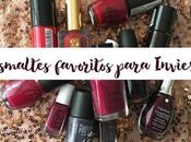 Esmaltes favoritos para Invierno