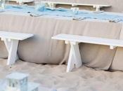 Idílicas mesas bodas playa