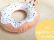 DIY: alfiletero donut fieltro.