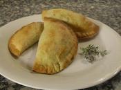 Empanadillas grandes pollo espinacas horno