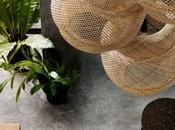 Deco: Lámparas mimbre bambú