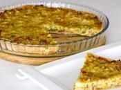 Quiche puerros bacon