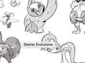 Rumor Pokémon Luna Nuevas formas alola dibujo, evos Rockruff Hippodown para movernos