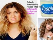 Tratamiento capilar vaselina para cabello maltratado reseco