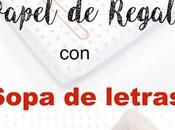 Papel regalo SOPA LETRAS