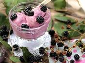 Helado queso moras