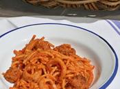 Fideos longaniza calamar