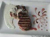 Solomillo ternera salsa roquefort