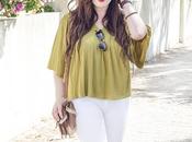 Cómo combinar blusón verde lima